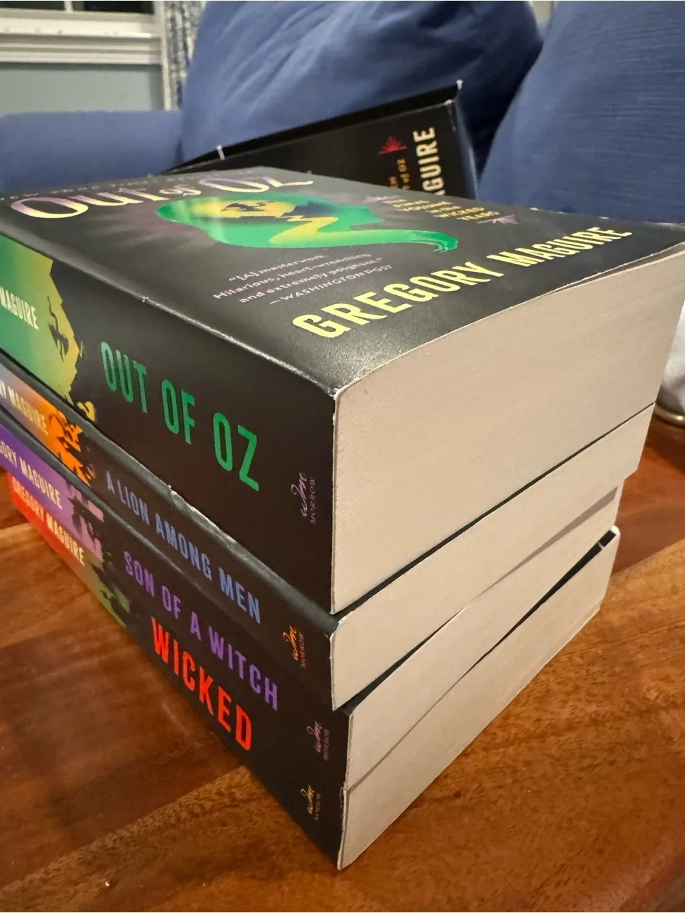 Set: Wicked - Son of a Witch - Out of Oz - a Lion among Men by Gregory Maguire